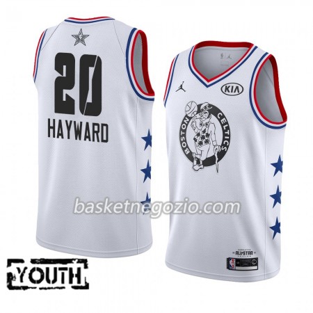 Canotte Bambino Boston Celtics Gordon Hayward 20 2019 All-Star Jordan Brand Bianco Swingman